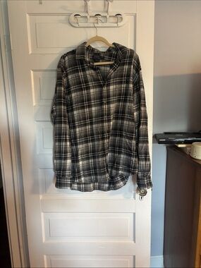 Polo by Ralph Lauren Black and White Plaid Button-Down Shirt